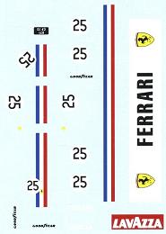 Ferrari 250 GTO Decals #25