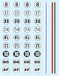 Generic Roundels with Numbers