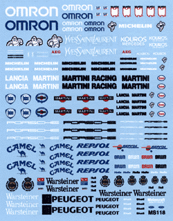 GTP Sponsor Stickers Sheet #2