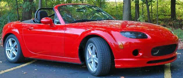 Miata MX-5 Lowered for Racing