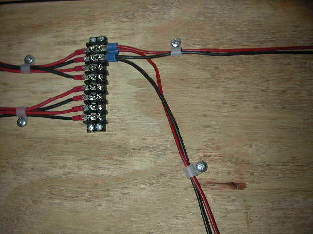 Lane 1 Power Wiring & Secondary Power Tap Take-Off