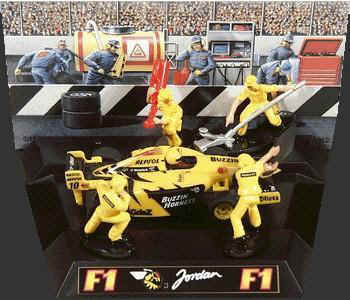 Jordan F1 No. 10 w/ Pit Crew